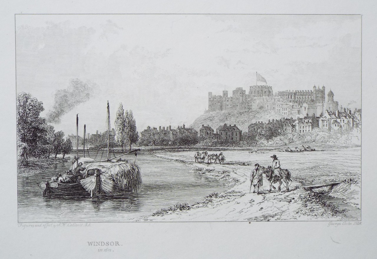 Print - Windsor in 1812. - Cooke