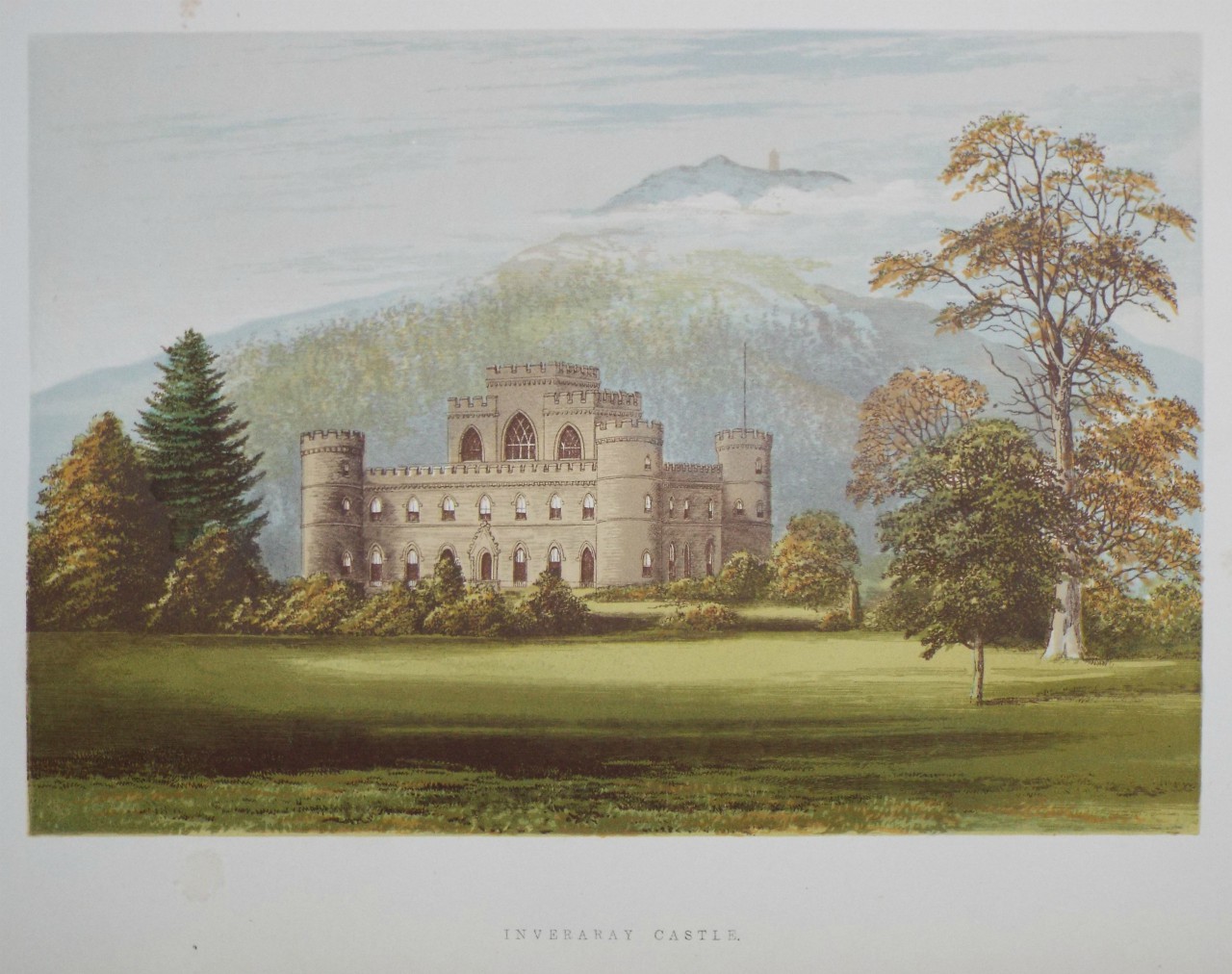 Chromo-lithograph - Inverary Castle.
