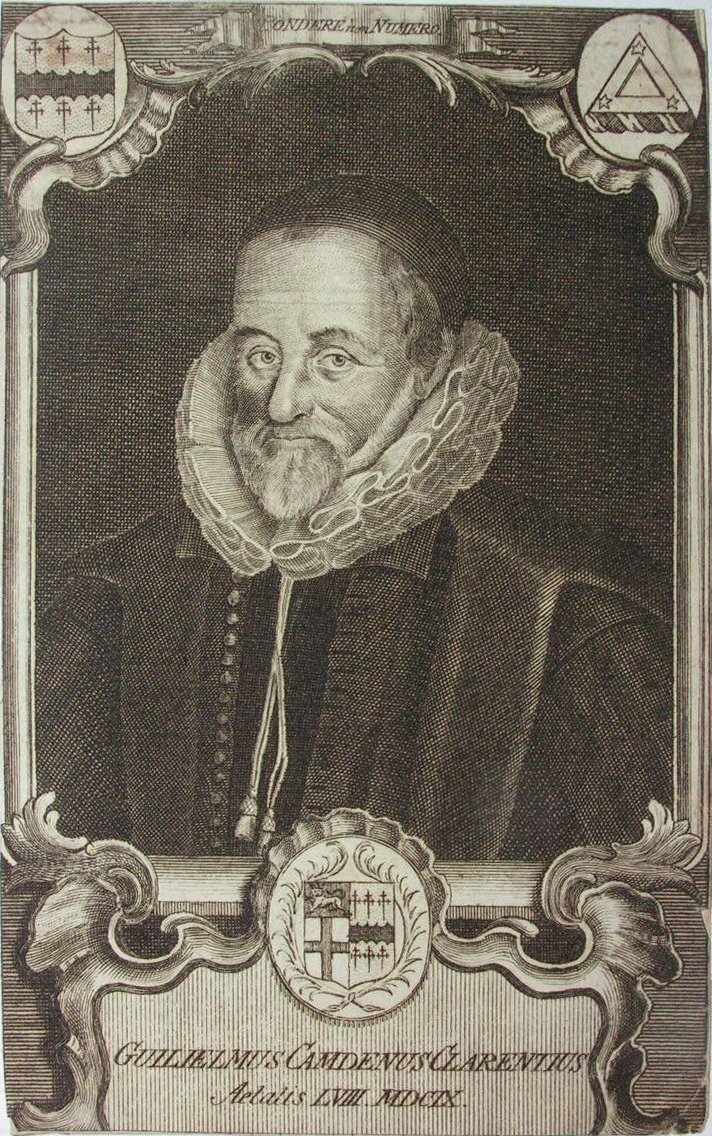 Print - Gulielmus Camdenus Clarentius Aeitatis LVIII. MDCIX