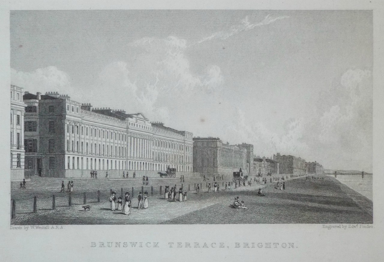 Print - Brunswick Terrace, Brighton. - Finden