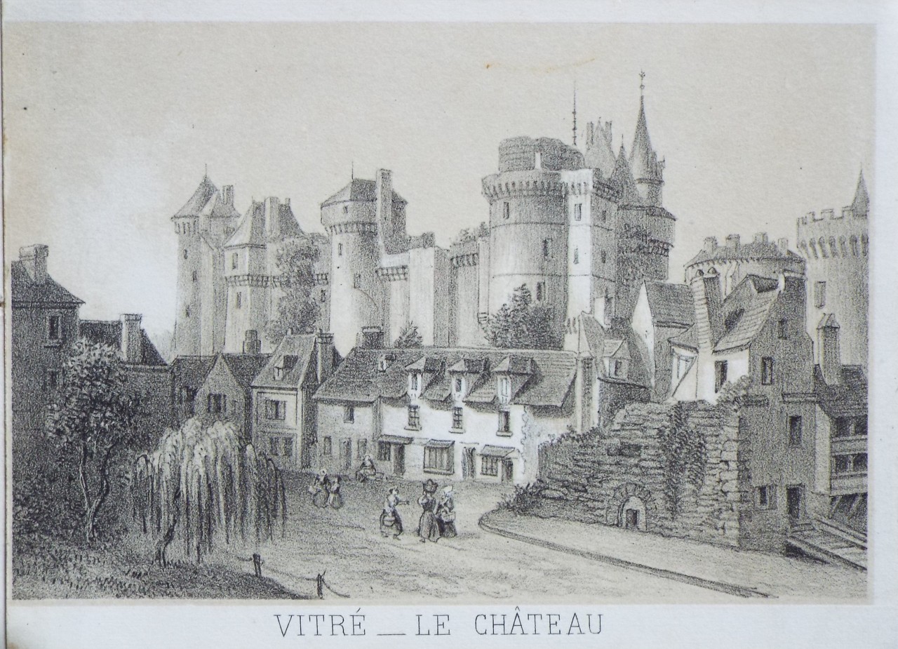 Lithograph - Vitre - Le Chateau