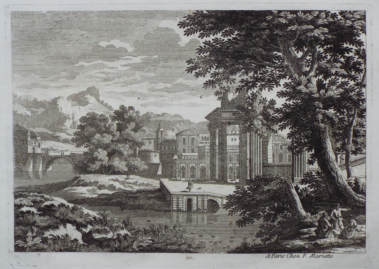 Etching - Mariette landscape 20 - Perelle