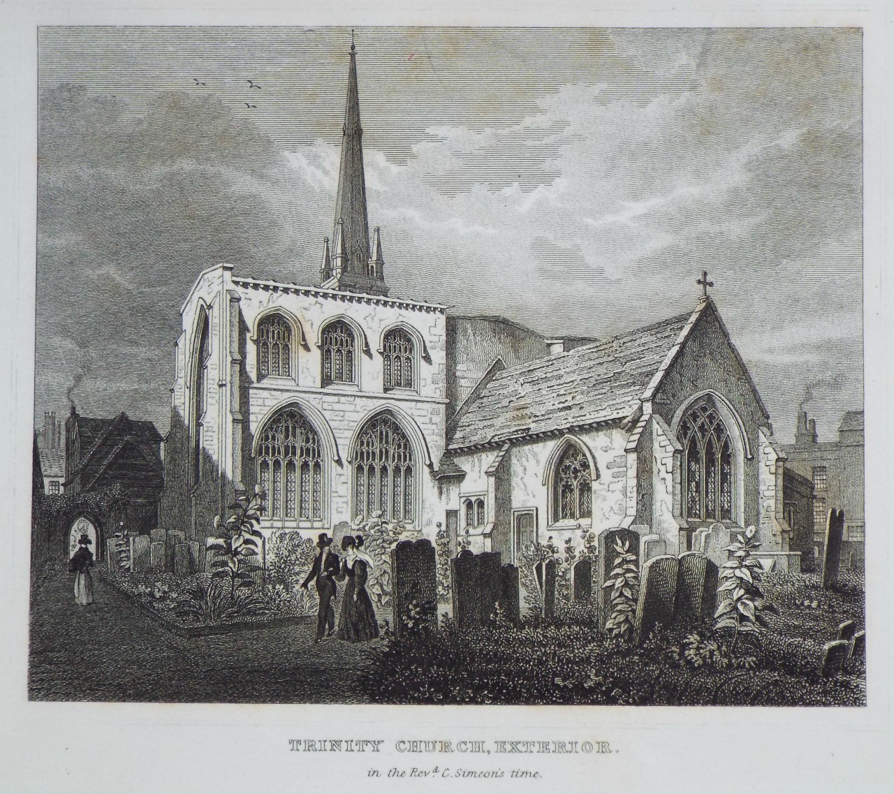 Print - Trinity Church, Exterior.