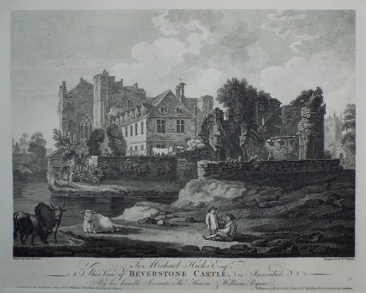 Print - Beverstone Castle - Byrne