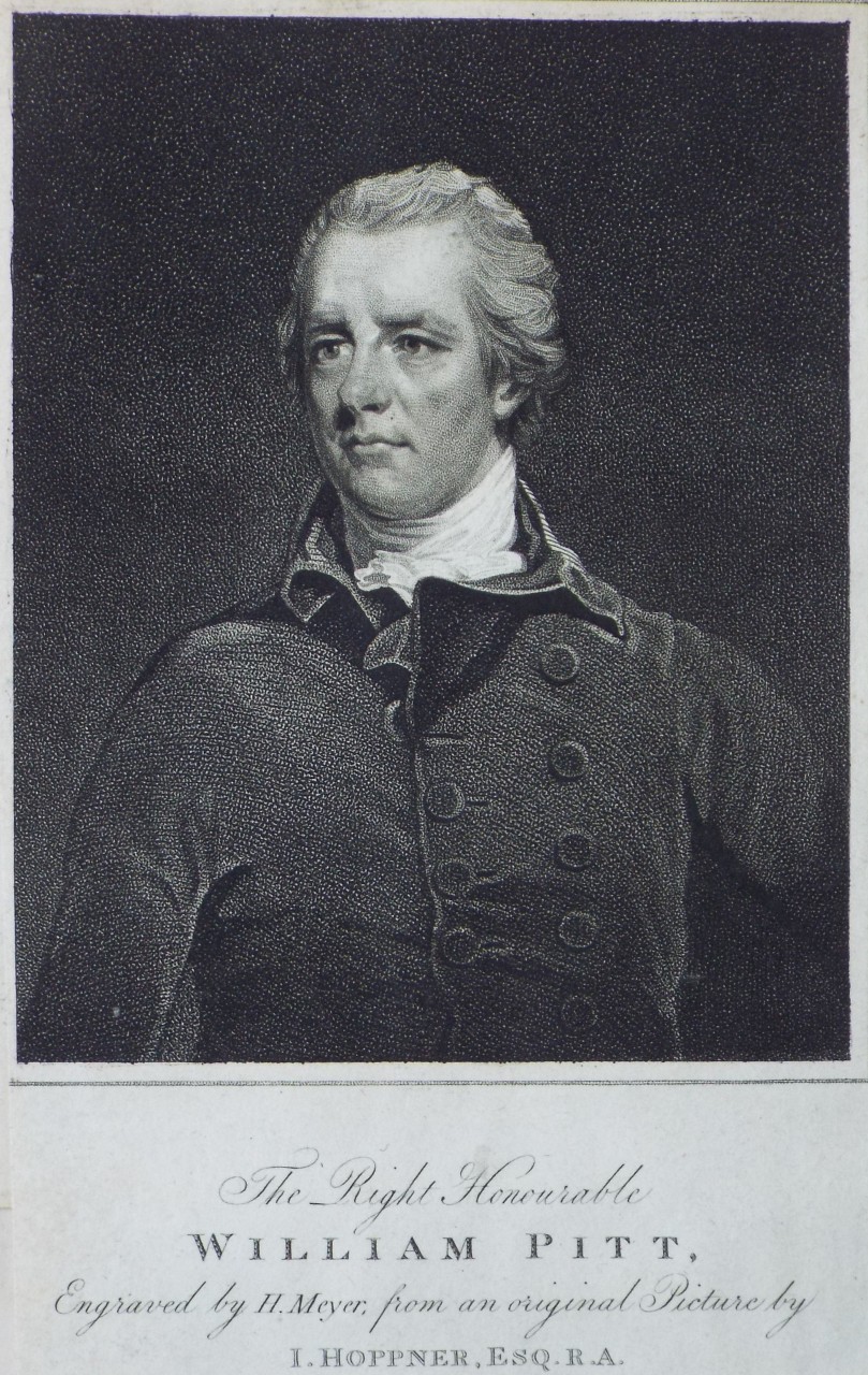Print - The Right Honouable William Pitt. - Meyer