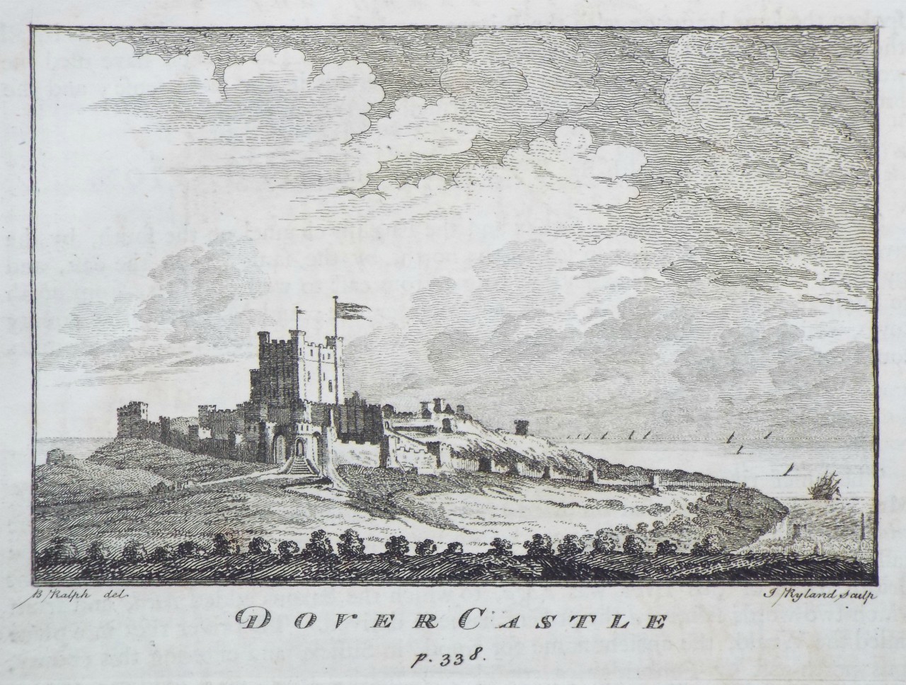 Print - Dover Castle - Ryland
