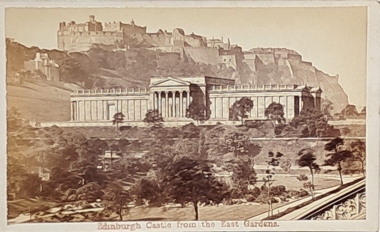 Photograph - Edinburgh Castle, from the East Gardens.