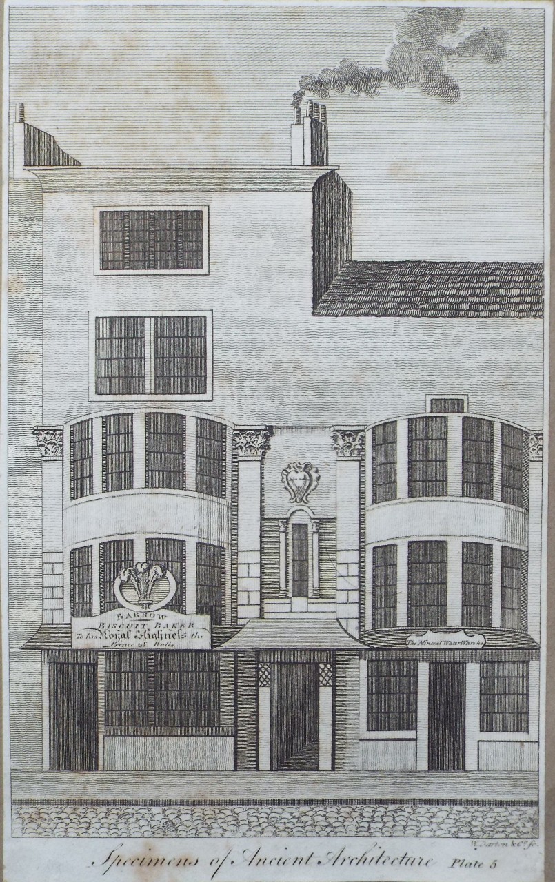 Print - Specimenr of Ancient Artchitecture. Plate 5.