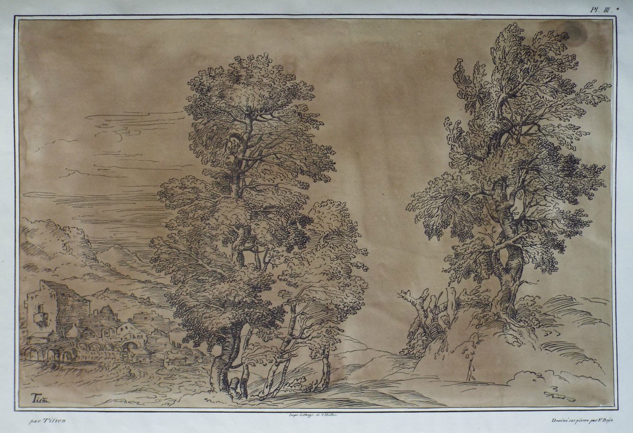 Lithograph - Grand beau Paysage - 