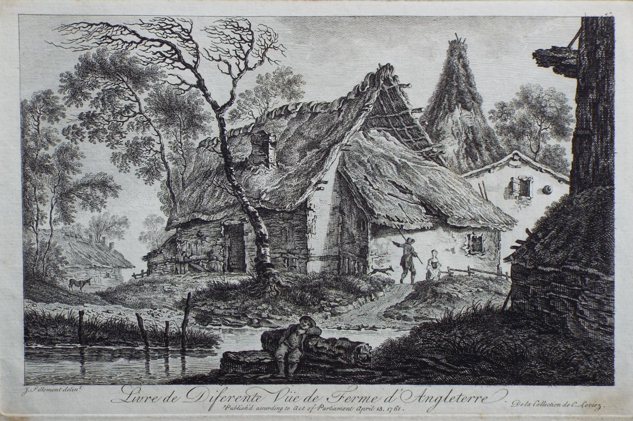 Print - Livre de Diferente Vue de Ferme d'Angleterre.