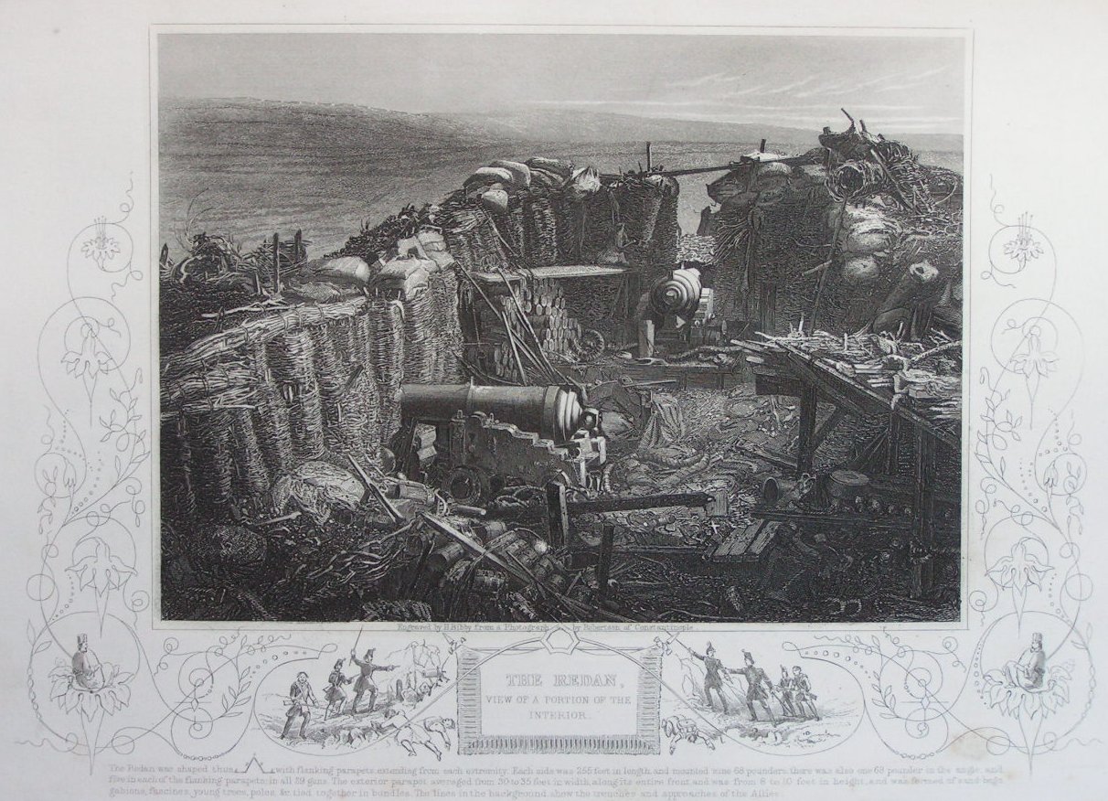 Print - The Redan, view of a portion of the Interior - Bibby