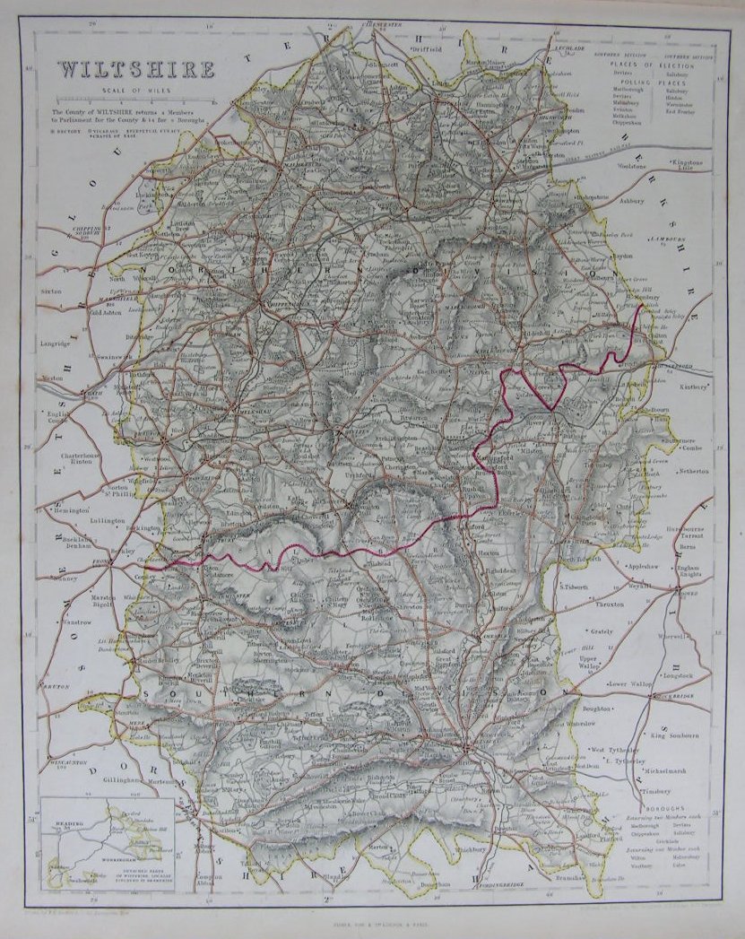 Map of Wiltshire - Becker & Co