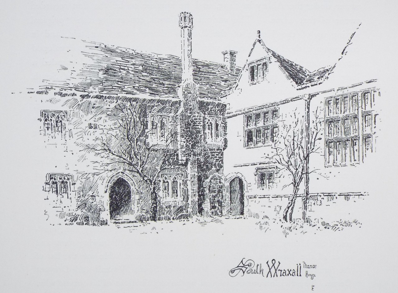 Lithograph - South Wraxhall Manor House