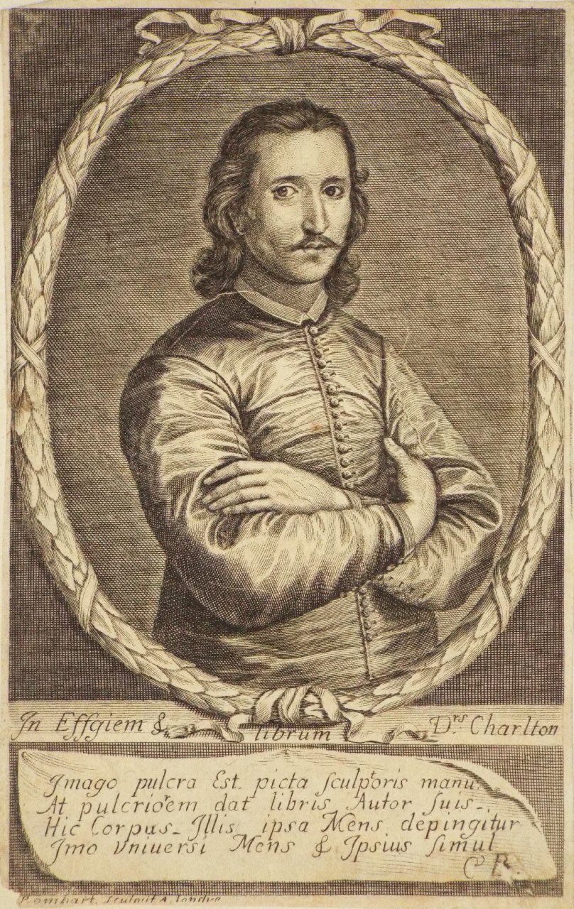 Print - In Effigiem & librum Drs. Charlton - 