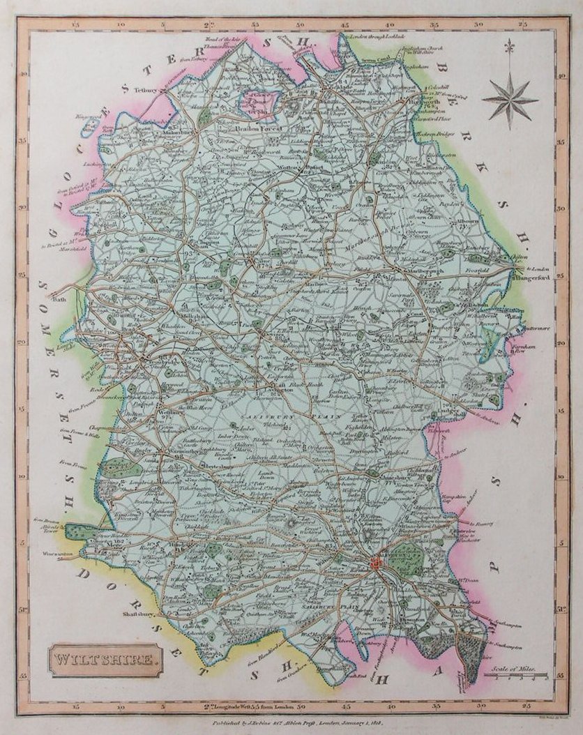 Map of Wiltshire - Neele