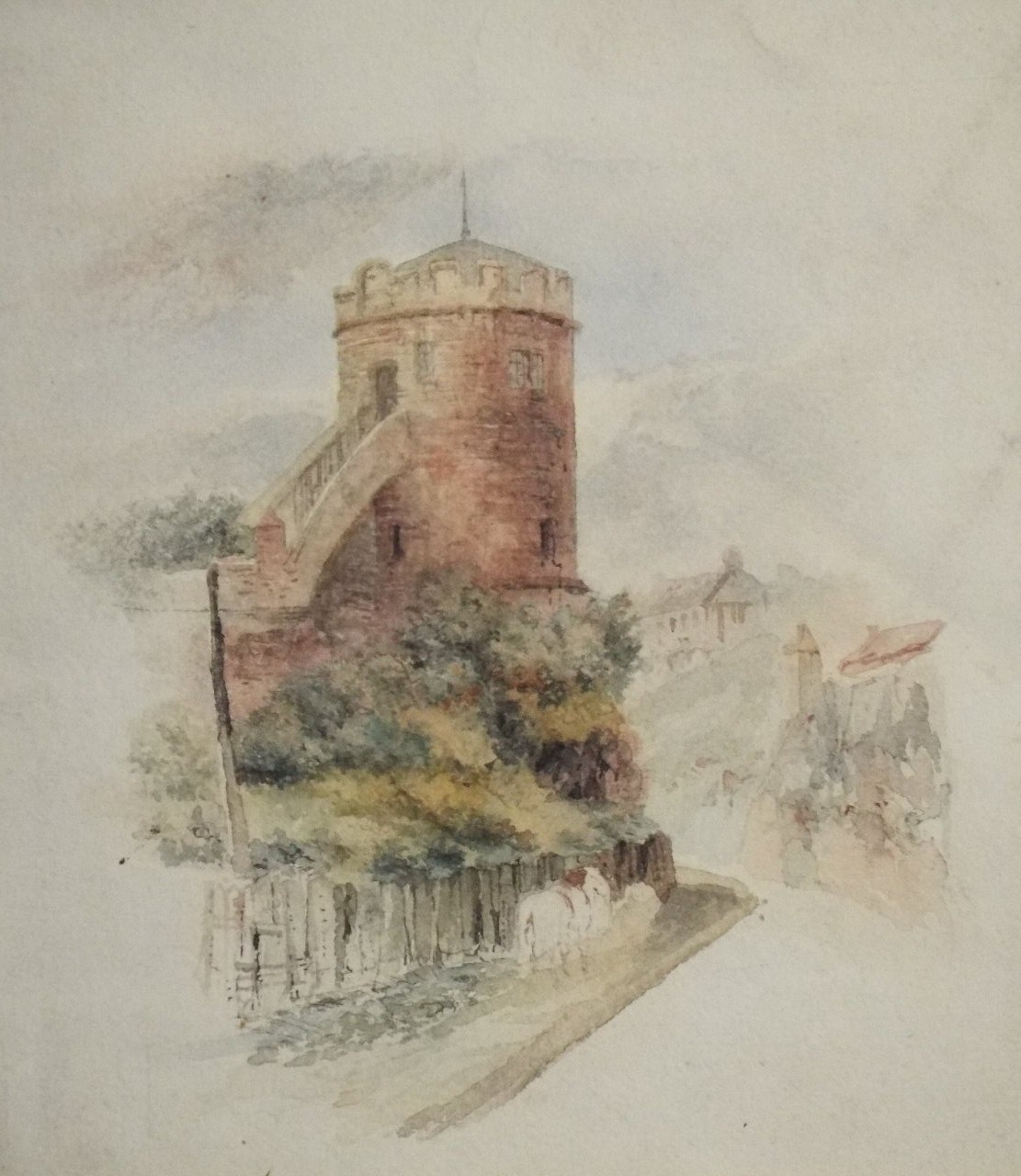 Watercolour - Phoenix Tower, Chester