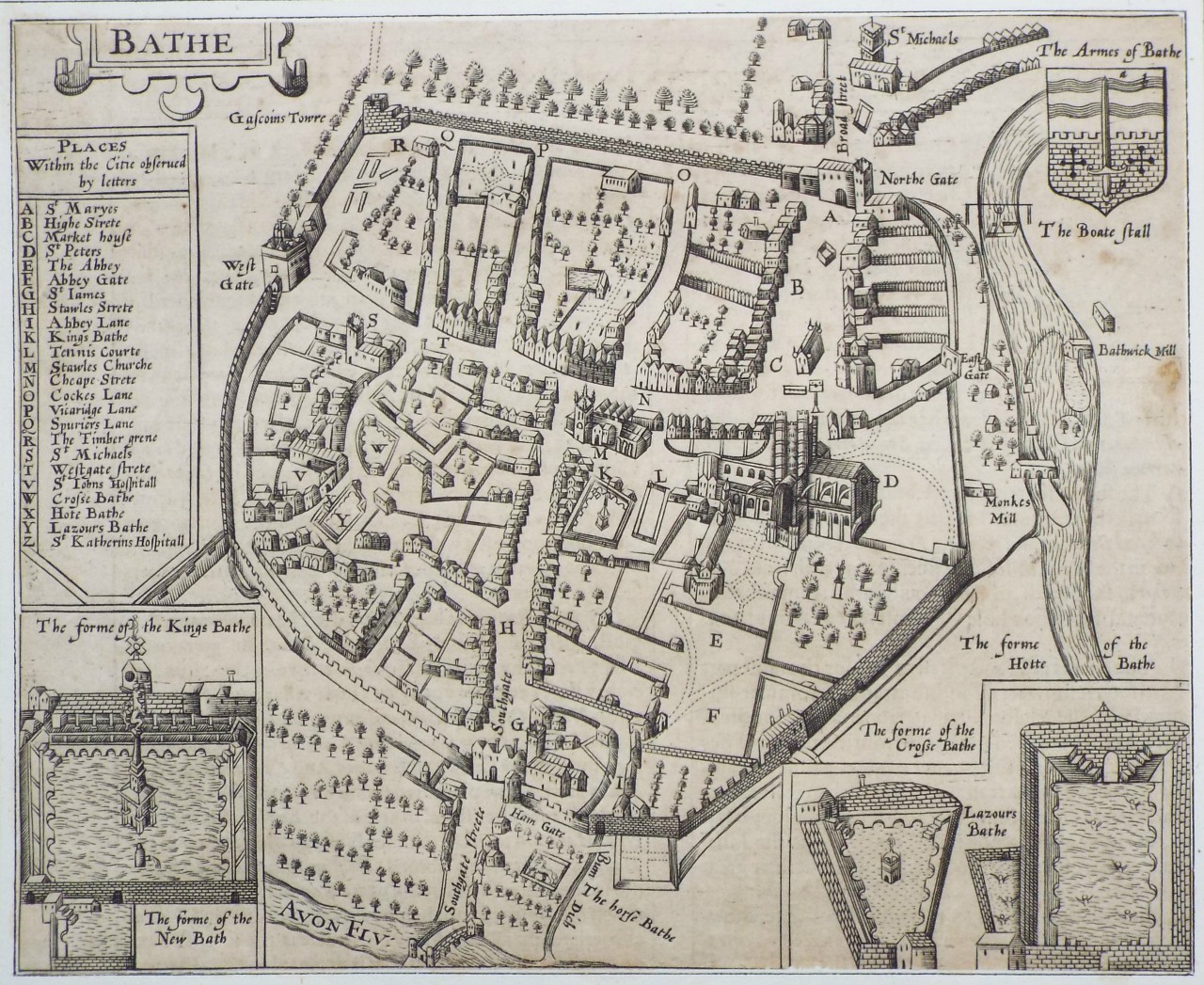 Map of Bath - Bath