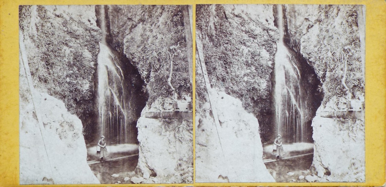Photograph - North Wales. Dyserth Waterfall.
