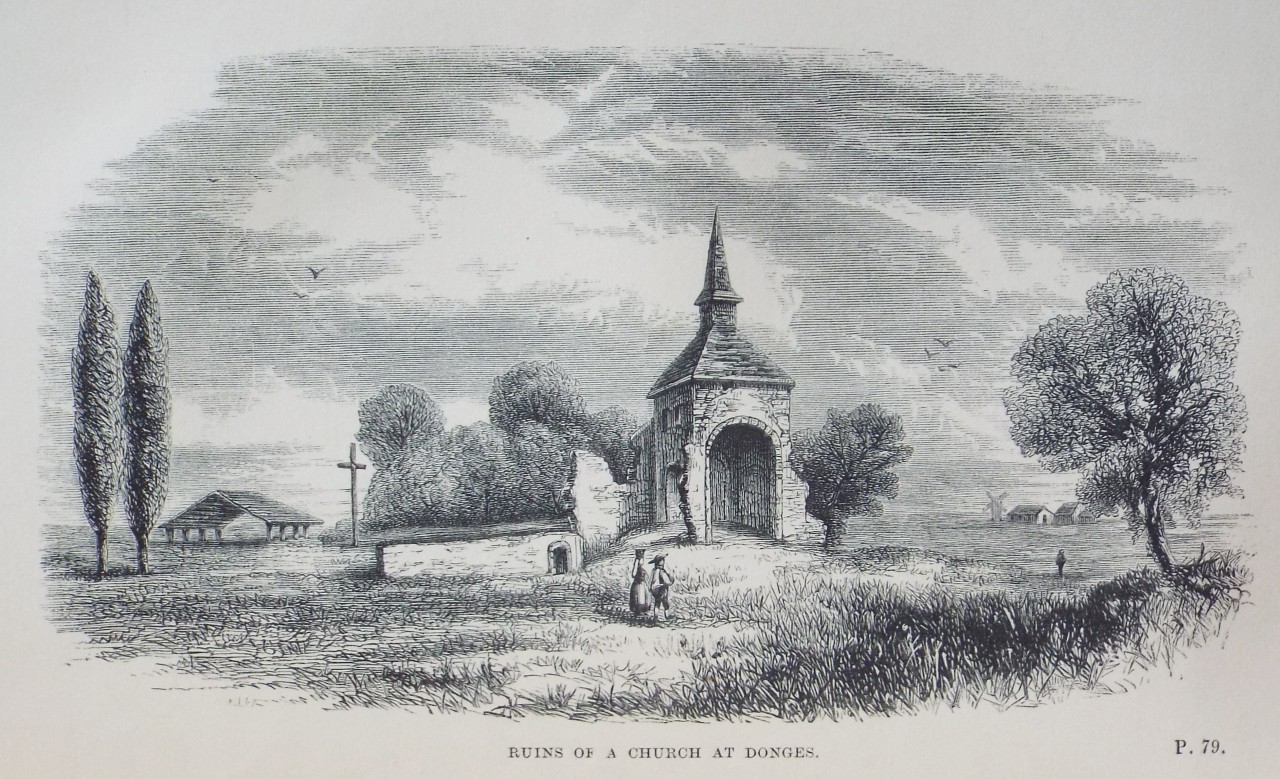 Wood - Ruins of a Church at Donges