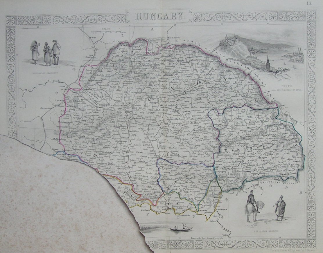 Map of Hungary