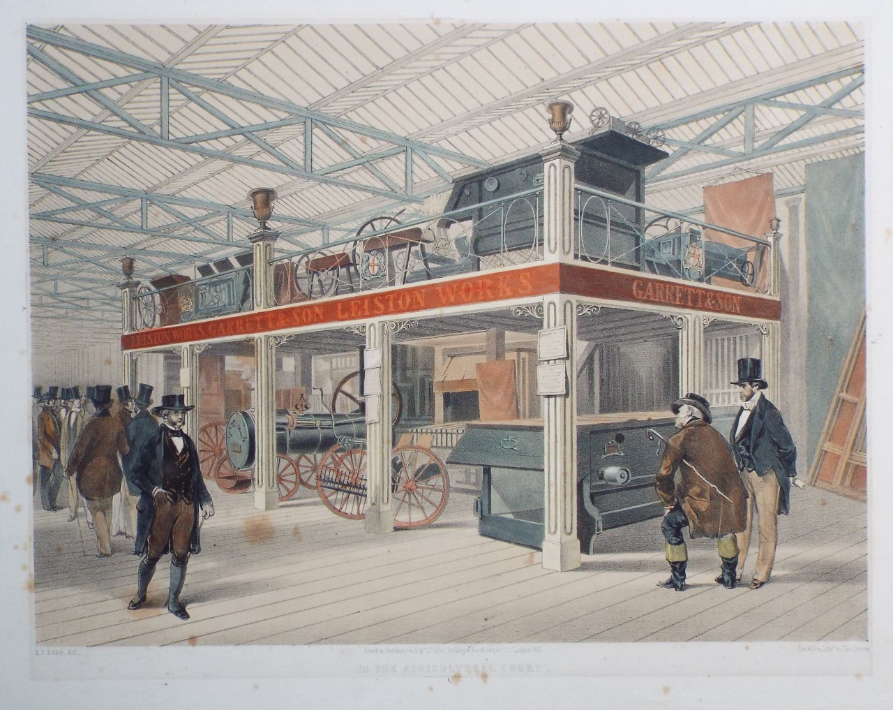 Lithograph - In the Agricultural Court.