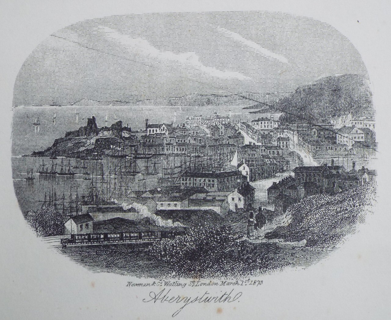 Steel Vignette - Aberystwyth. - Newman