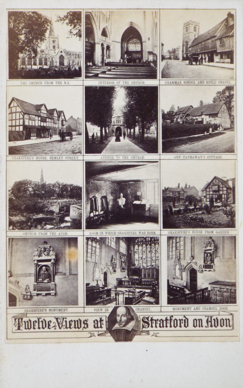 Photograph - Twelve Views at Stratford on Avon