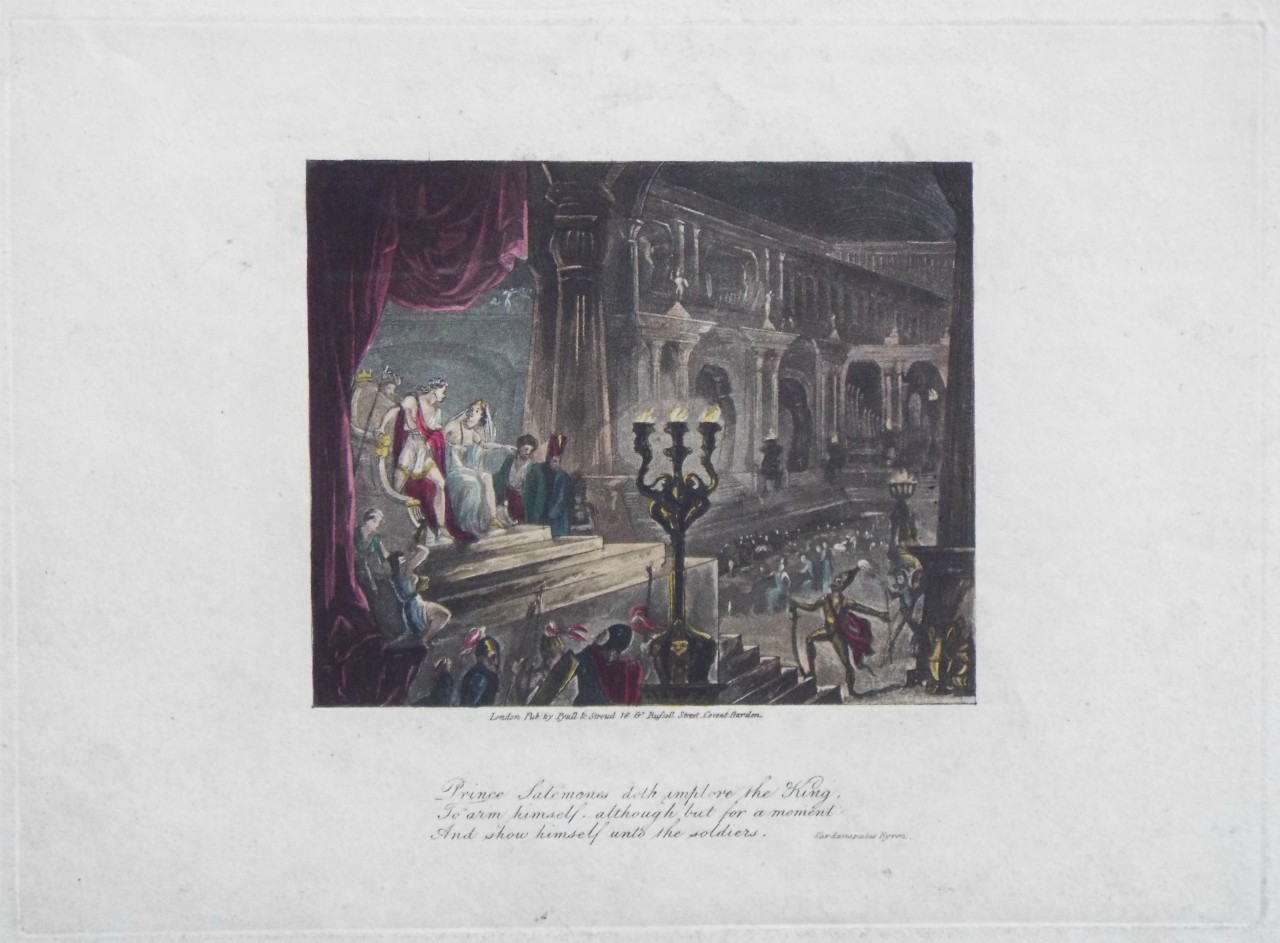 Aquatint - Byron - Prince Solomons...