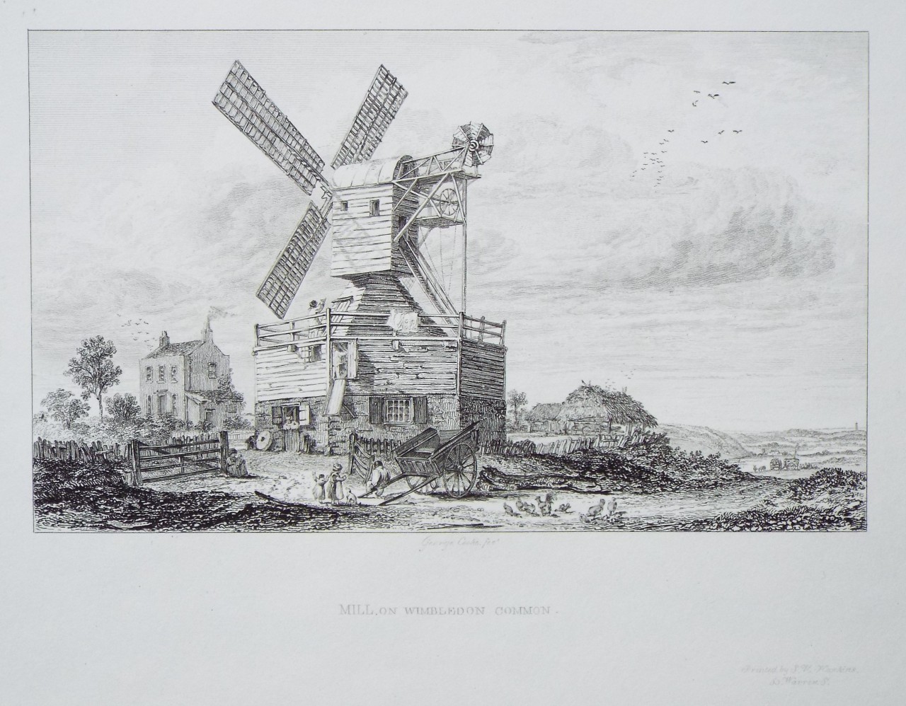 Print - Mill on Wimbledon Common - Cooke