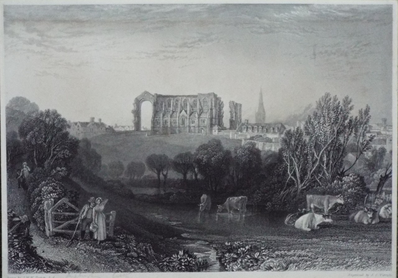 Print - Malmsbury Abbey. Wiltshire. - Varral