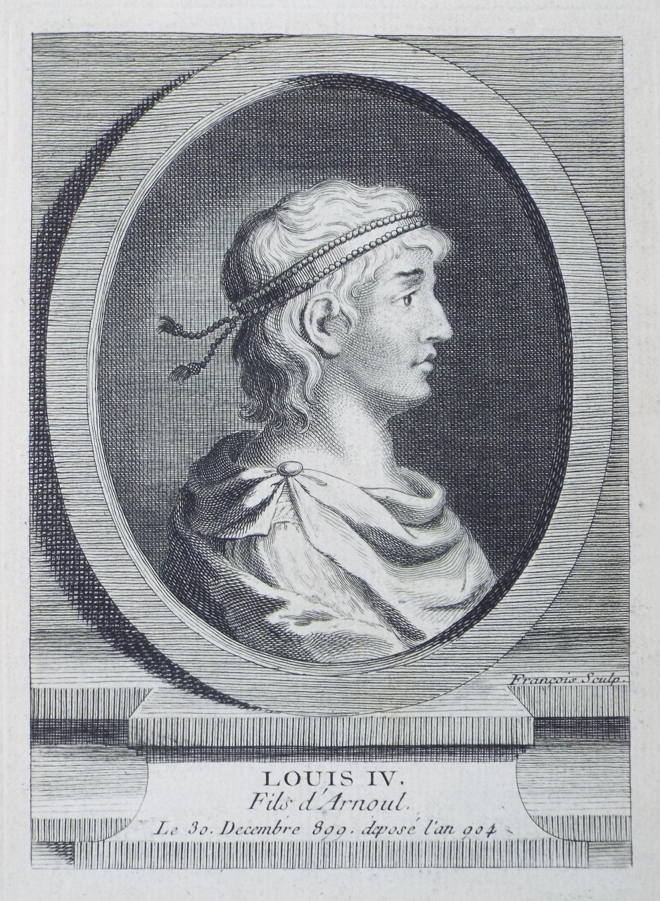 Print - Louis IV Fils d'Arnoul