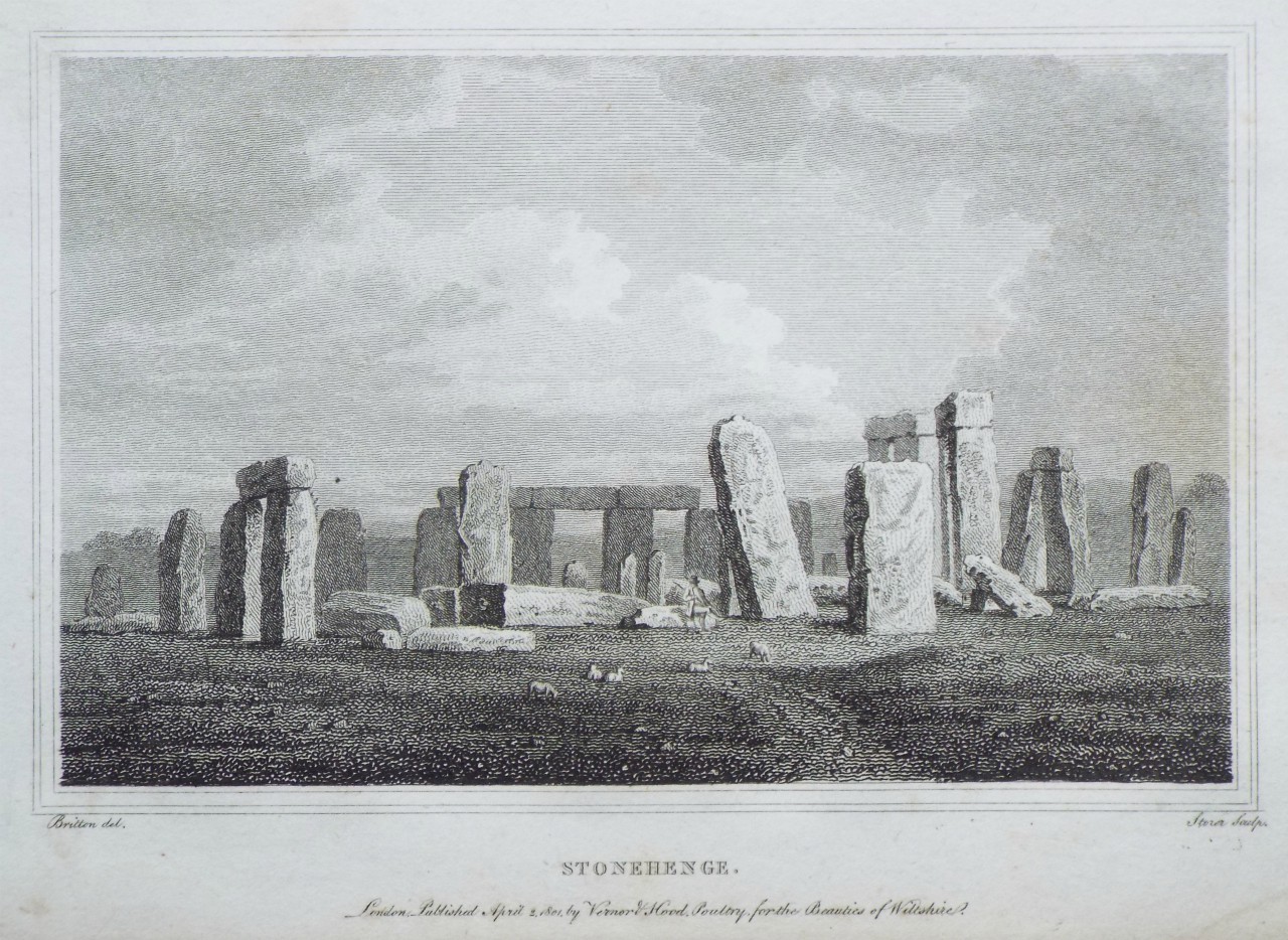 Print - Stonehenge. - 