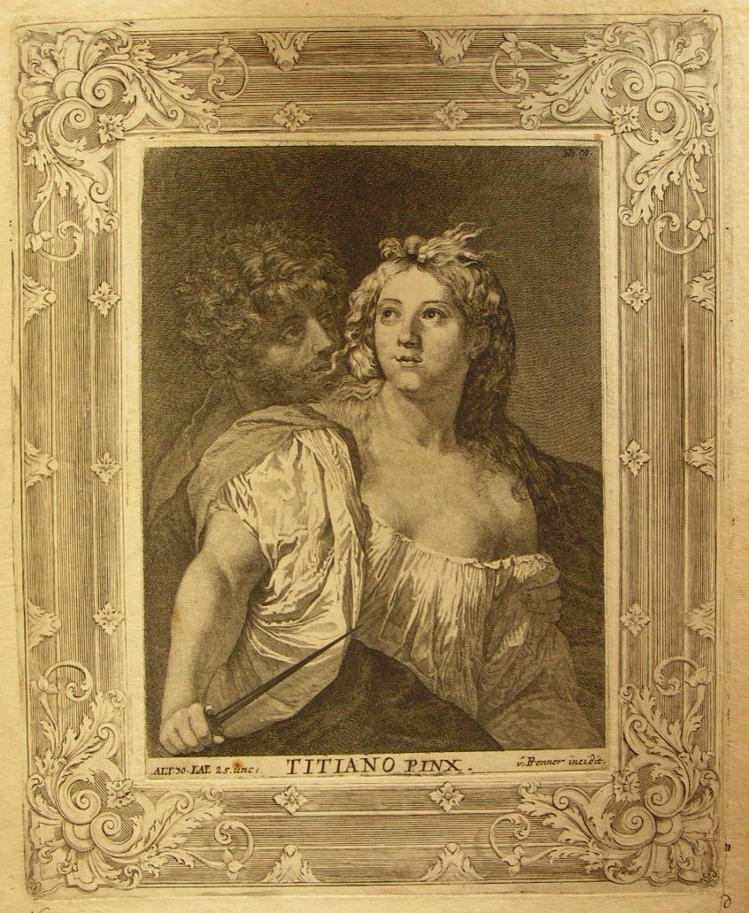 Etching - Titiano Pinx. - Prenner