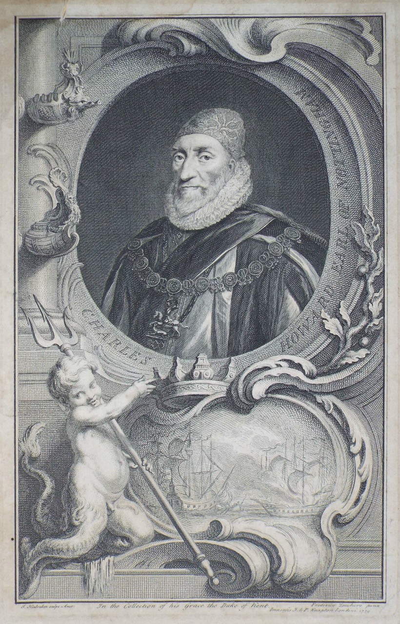 Print - Charles Howard Earl of Nottingham - Houbraken