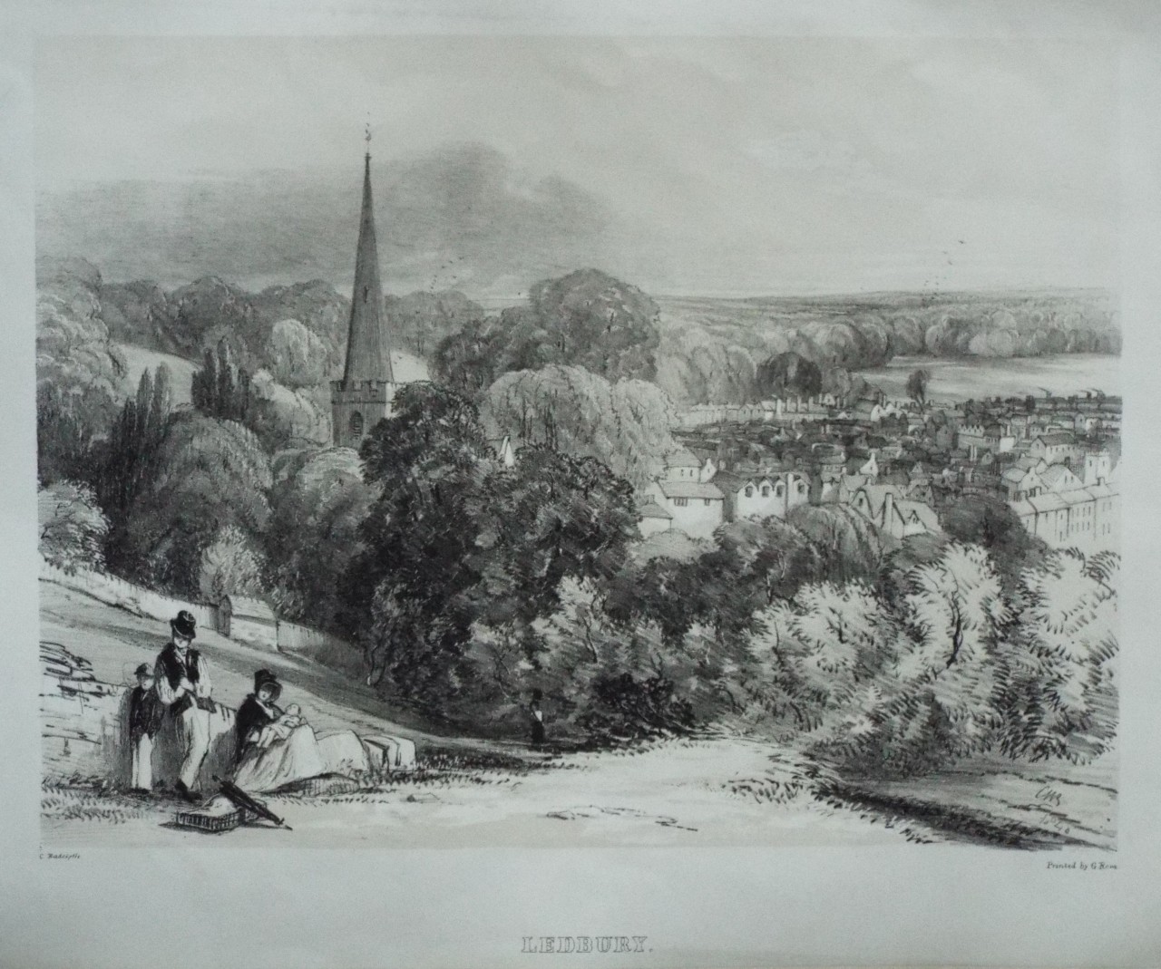 Lithograph - Ledbury - Rowe