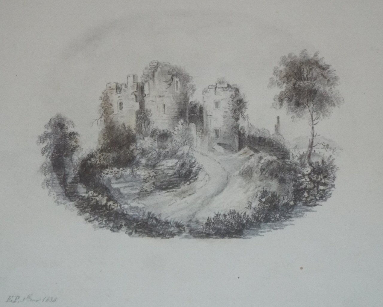 Pencil - (Ruined castle gatehouse)