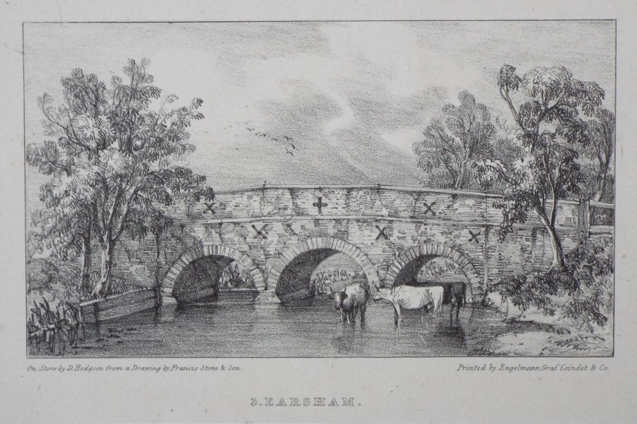 Lithograph - 3. Earsham. - Hodgson