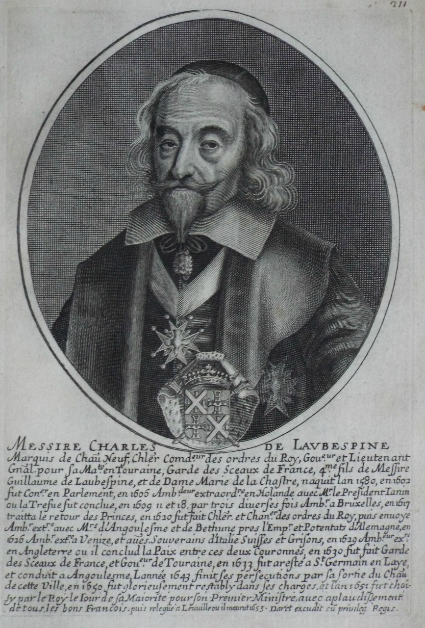 Print - Messire Charles de Laubespine