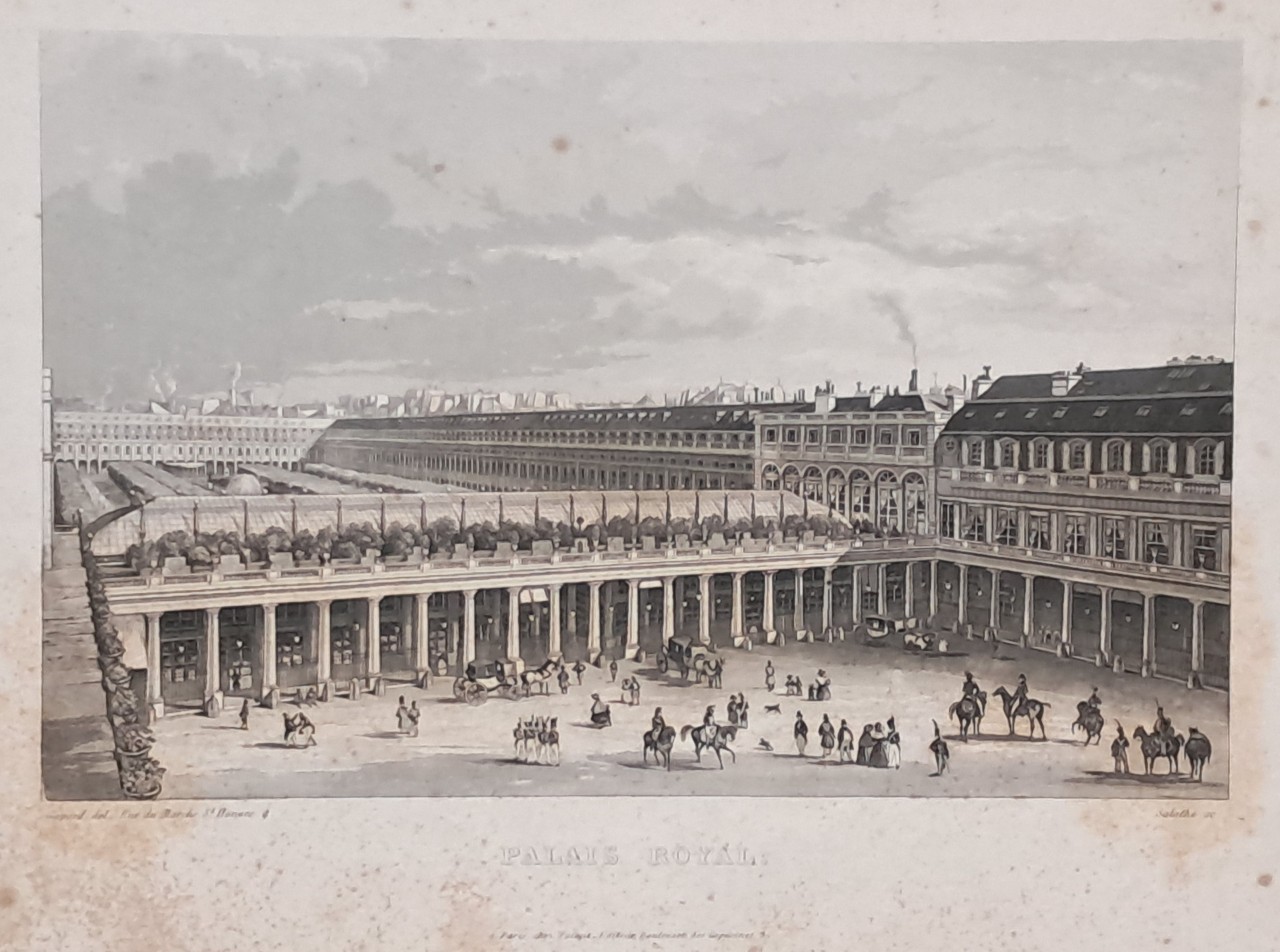 Aquatint - Palais Royal. - 