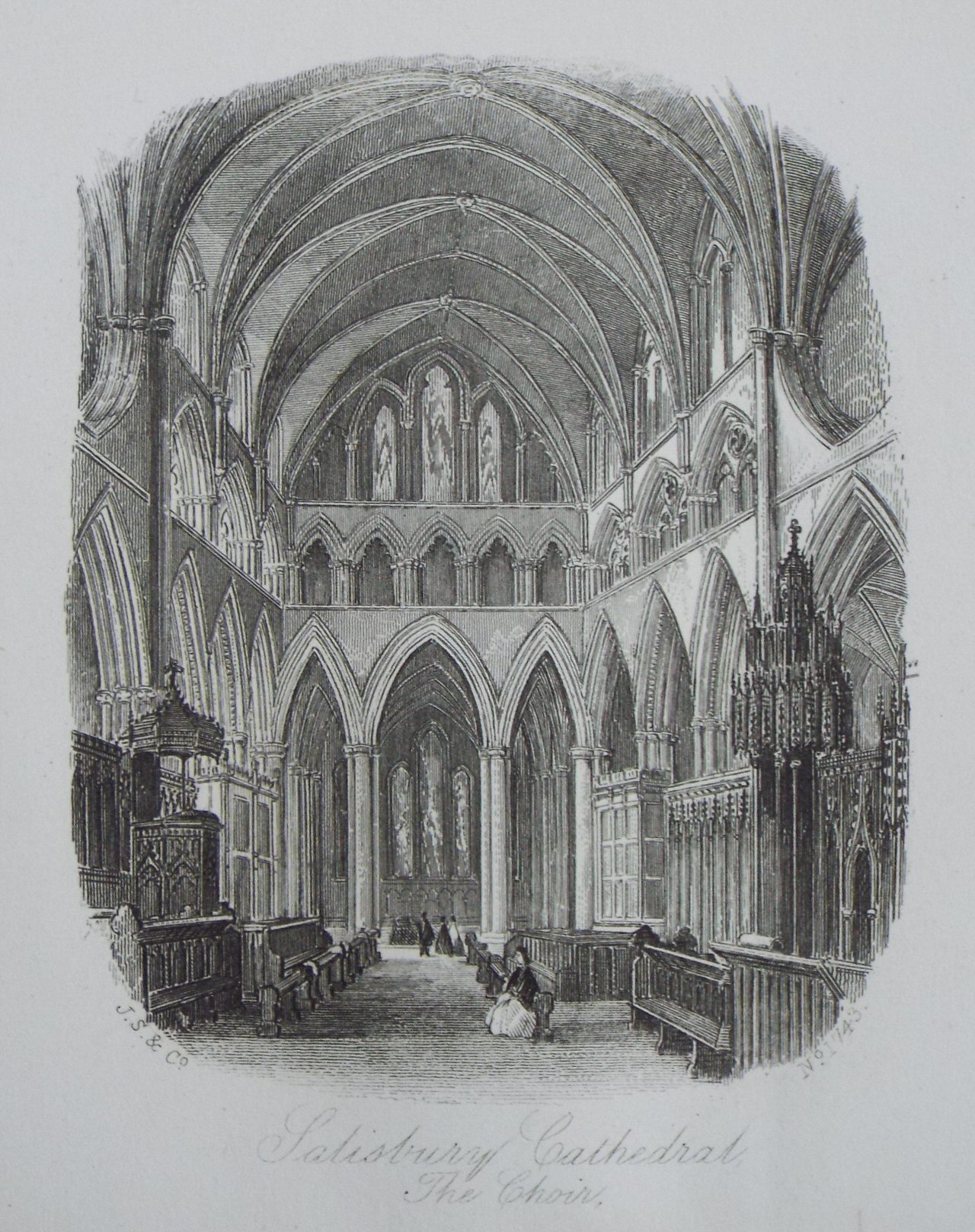 Steel Vignette - Salisbury Cathedral The Choir - J