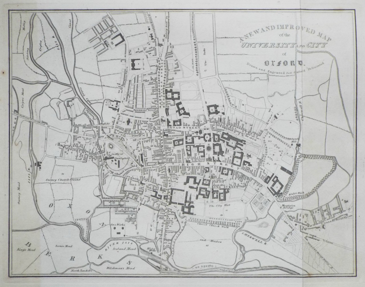 Map of Oxford - Oxford