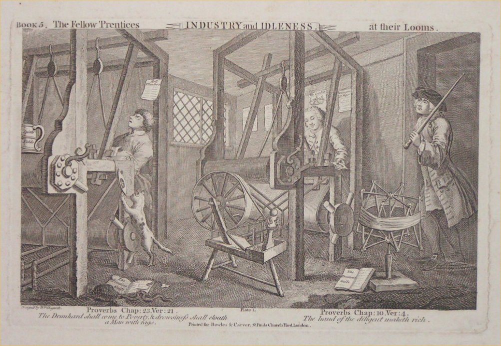 Print - 1. The Fellow Prentices at Their Looms