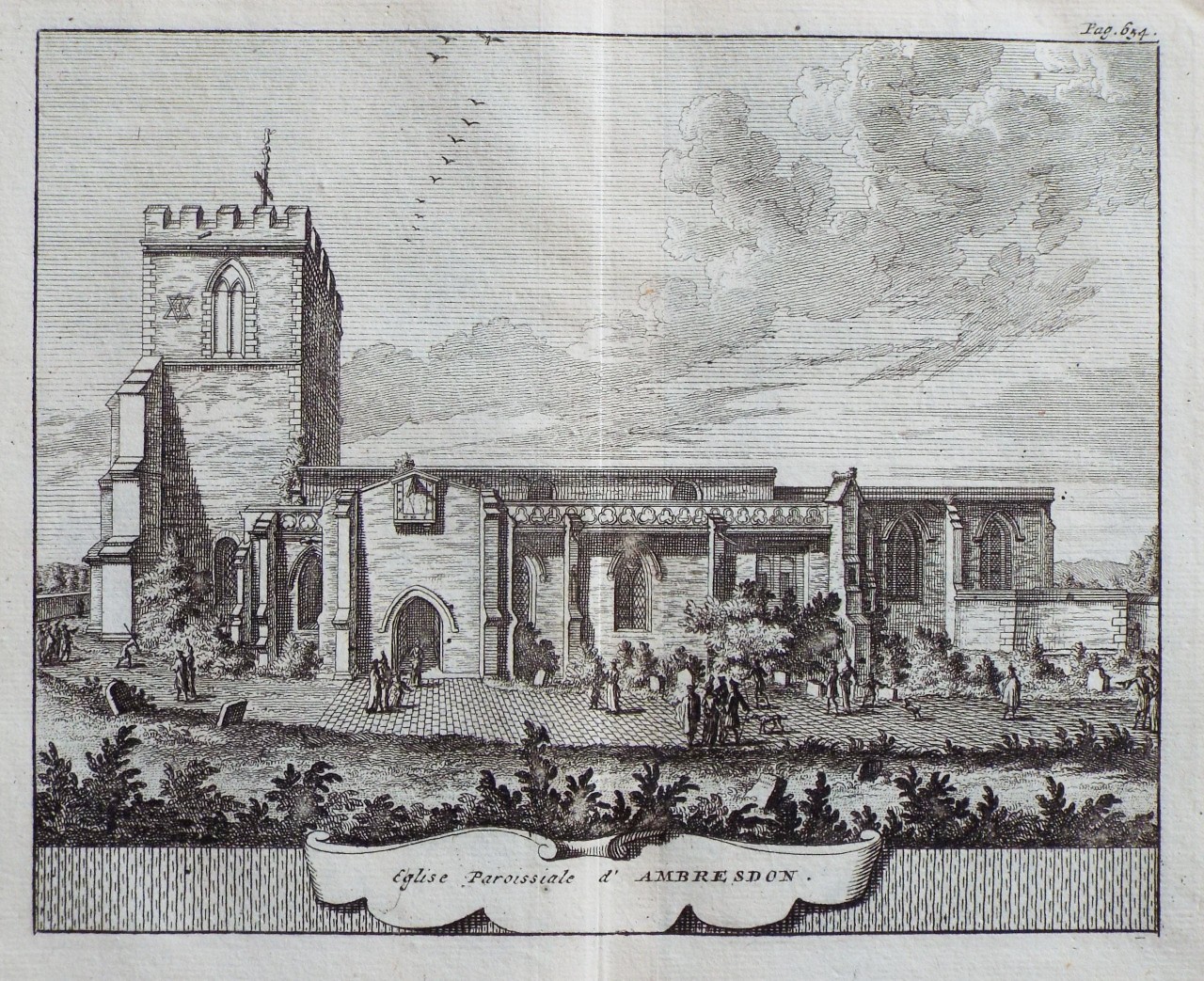 Print - Eglise Paroissiale d'Ambresdon.