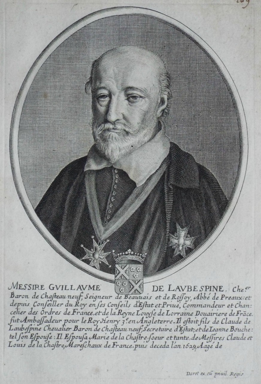 Print - Messire Guillaume de Laubespine