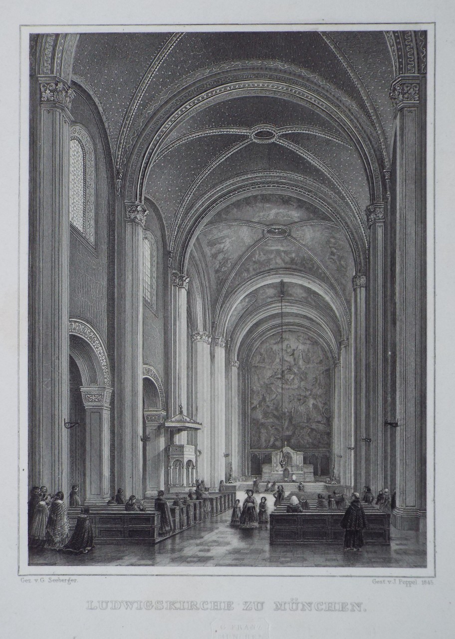 Print - Ludwigskirche zu Munchen. - Polppel