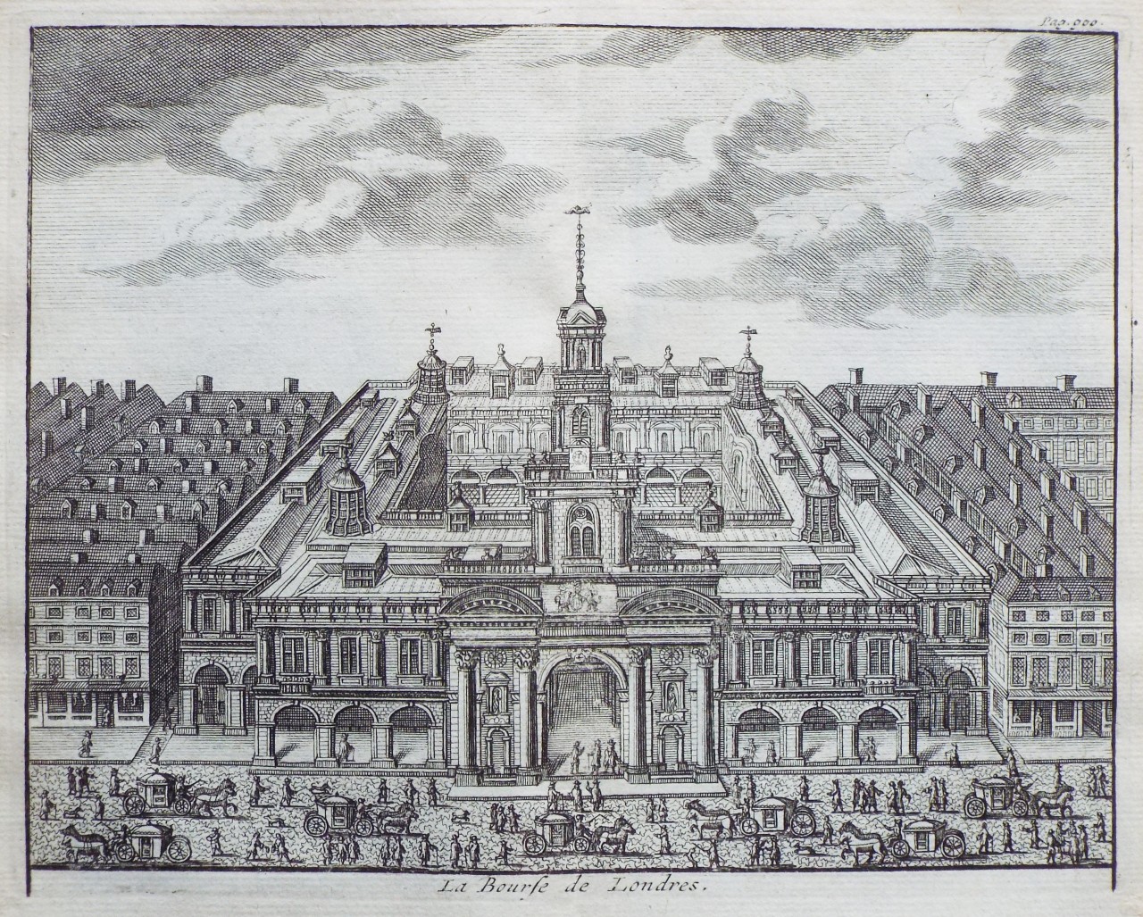 Print - La Bourse de Londres.