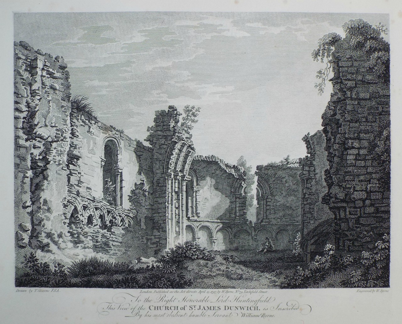 Print - Church of St. James Dunwich - Byrne