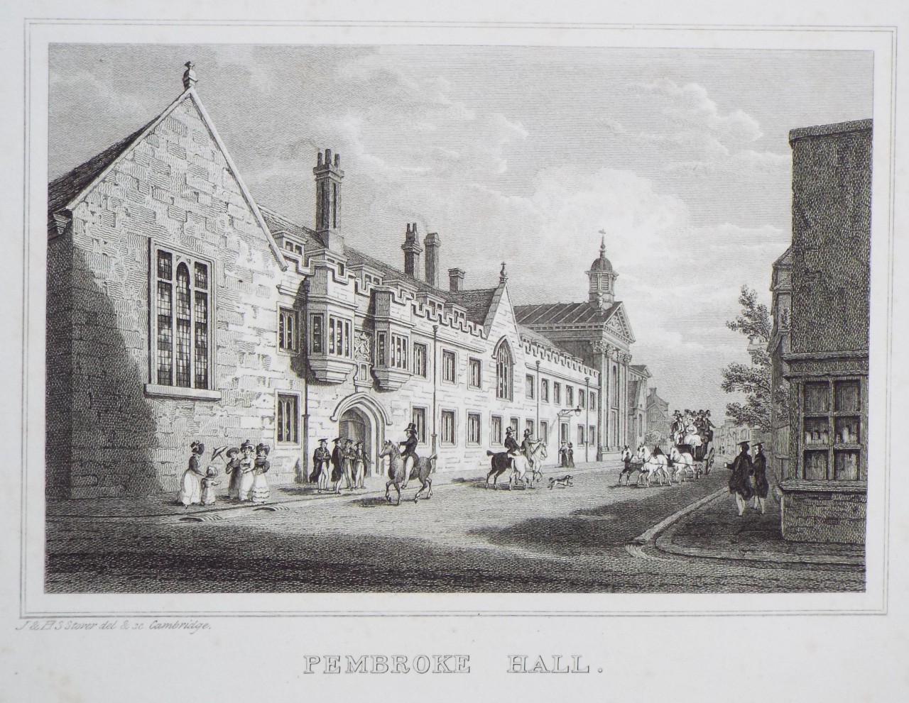 Print - Pembroke Hall. - Storer
