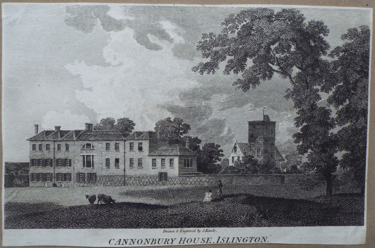 Print - Cannonbury House, Islington. - Rawle