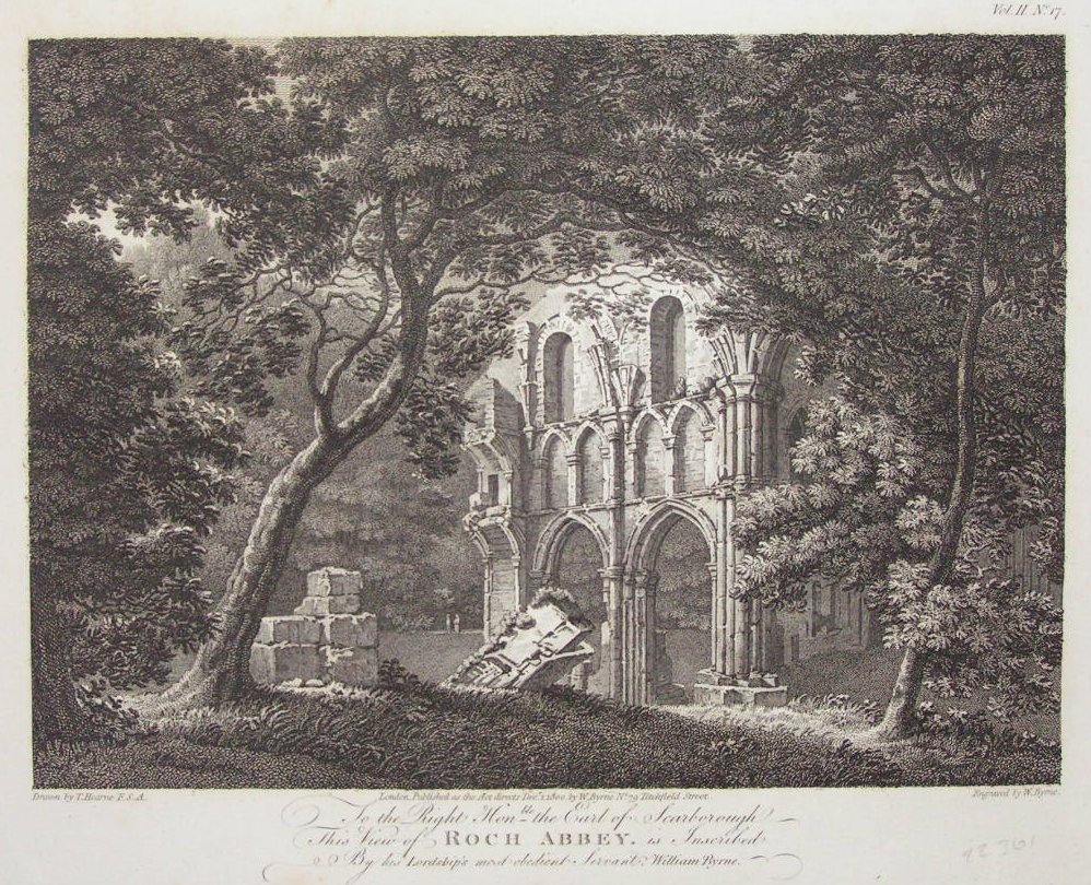 Print - Roch Abbey - Byrne